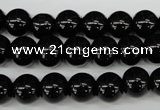 CRO247 15.5 inches 10mm round blackstone beads wholesale