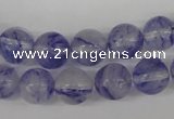 CRO254 15.5 inches 10mm round watermelon blue beads wholesale