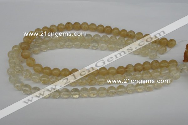 CRO255 15.5 inches 10mm round watermelon yellow beads wholesale