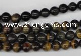 CRO27 15.5 inches 6mm round blue tiger eye beads wholesale