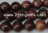 CRO296 15.5 inches 12mm round red picture jasper beads wholesale