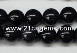 CRO310 15.5 inches 12mm round blue goldstone beads wholesale