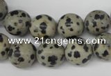 CRO320 15.5 inches 12mm round dalmatian jasper beads wholesale