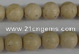 CRO326 15.5 inches 12mm round jasper gemstone beads wholesale