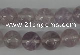 CRO335 15.5 inches 12mm round light amethyst beads wholesale