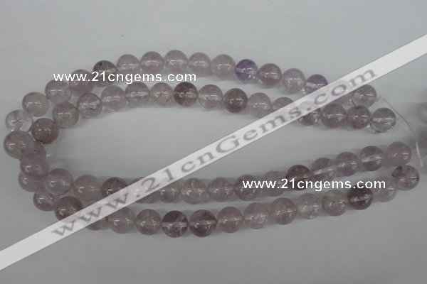 CRO335 15.5 inches 12mm round light amethyst beads wholesale