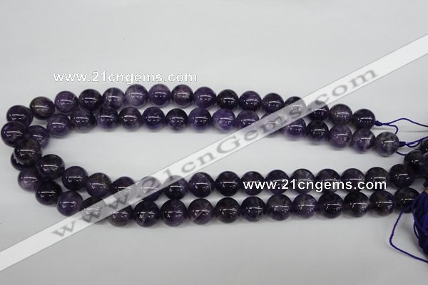 CRO337 15.5 inches 12mm round dogtooth amethyst beads wholesale