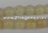 CRO351 15.5 inches 12mm round yellow aventurine beads wholesale