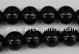 CRO353 15.5 inches 12mm round blackstone beads wholesale