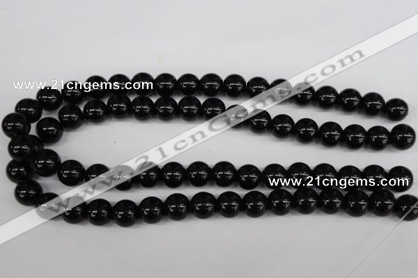 CRO353 15.5 inches 12mm round blackstone beads wholesale