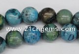 CRO355 15.5 inches 12mm round dyed feldspar beads wholesale