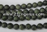 CRO36 15.5 inches 6mm round green lace gemstone beads wholesale