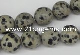 CRO385 15.5 inches 14mm round dalmatian jasper beads wholesale