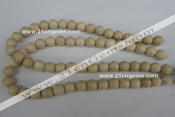 CRO388 15.5 inches 14mm round jasper gemstone beads wholesale