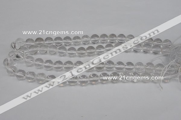 CRO396 15.5 inches 14mm round white crystal beads wholesale