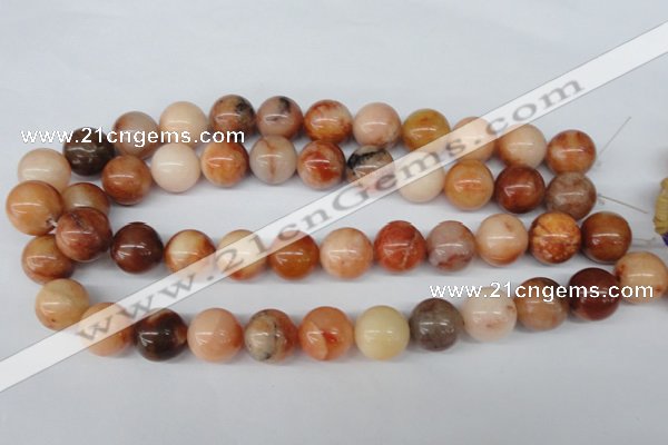 CRO406 15.5 inches 14mm round mixed aventurine beads wholesale