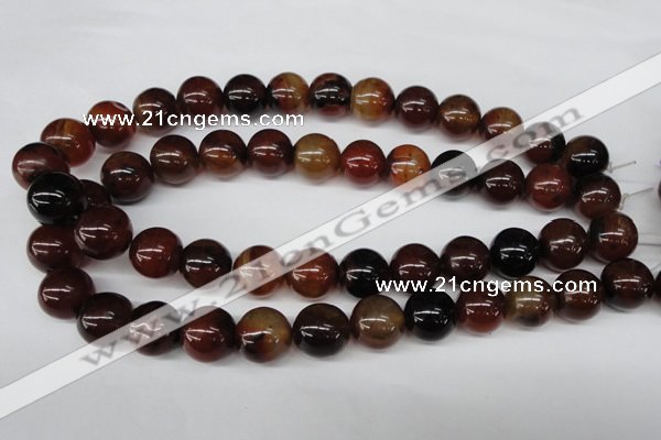 CRO436 15.5 inches 16mm round agate gemstone beads wholesale