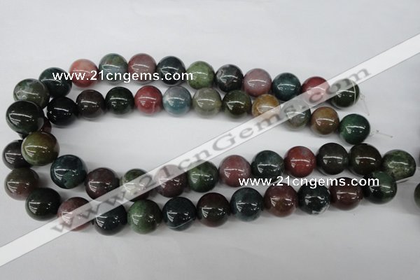 CRO438 15.5 inches 16mm round Indian agate beads wholesale