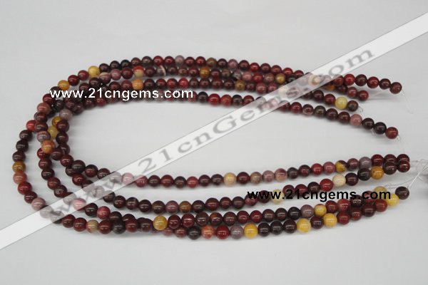 CRO49 15.5 inches 6mm round mookaite gemstone beads wholesale