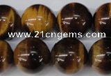 CRO492 15.5 inches 18mm round yellow tiger eye beads wholesale