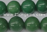 CRO495 15.5 inches 18mm round green aventurine beads wholesale