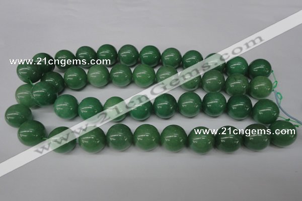 CRO495 15.5 inches 18mm round green aventurine beads wholesale