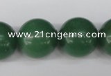 CRO530 15.5 inches 20mm round green aventurine beads wholesale