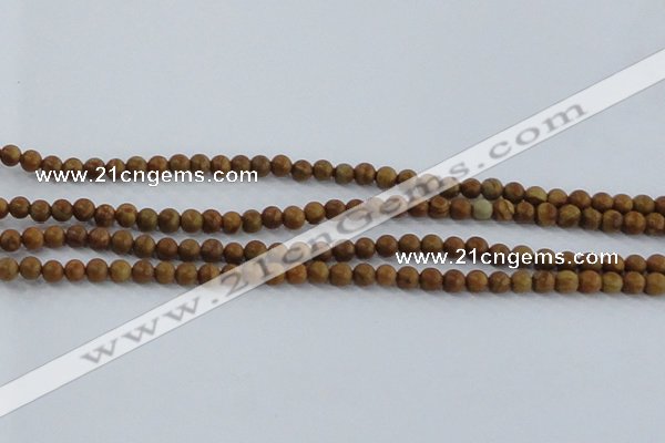 CRO551 15.5 inches 4mm round grain stone beads wholesale