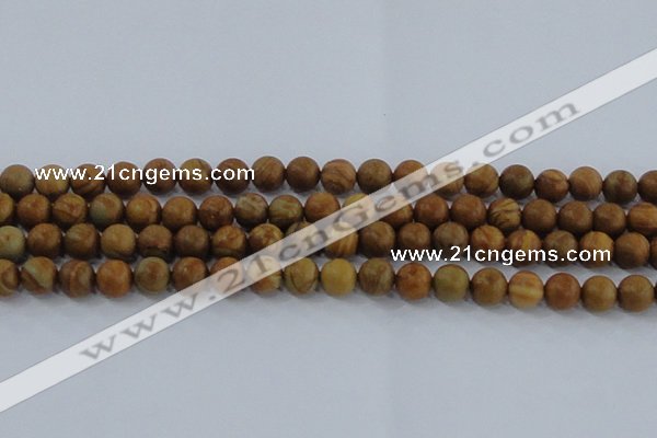 CRO553 15.5 inches 8mm round grain stone beads wholesale