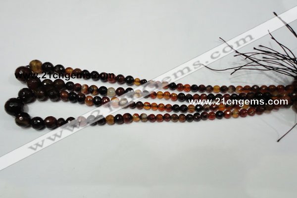 CRO701 15.5 inches 6mm – 14mm faceted round dream agate beads