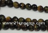 CRO709 15.5 inches 6mm – 16mm faceted round yellow tiger eye beads