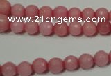 CRO719 15.5 inches 6mm – 14mm faceted round candy jade beads