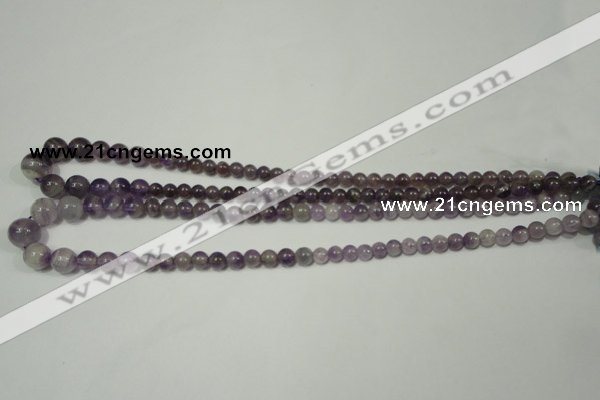 CRO755 15.5 inches 6mm – 14mm round amethyst beads wholesale