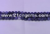 CRO801 15.5 inches 6mm round matte sodalite gemstone beads