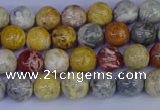 CRO861 15.5 inches 6mm round sky eye stone beads wholesale