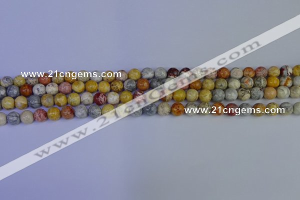 CRO861 15.5 inches 6mm round sky eye stone beads wholesale