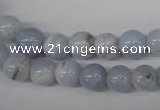 CRO89 15.5 inches 8mm round blue lace agate beads wholesale