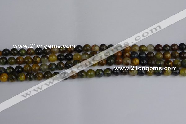 CRO901 15.5 inches 6mm round golden pietersite beads wholesale