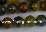 CRO904 15.5 inches 12mm round golden pietersite beads wholesale