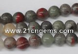 CRO92 15.5 inches 8mm round bloodstone beads wholesale