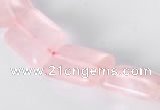 CRQ08 13*18mm rectangle A grade natural rose quartz beads