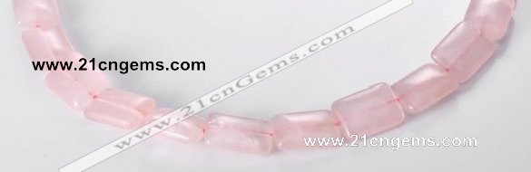 CRQ08 13*18mm rectangle A grade natural rose quartz beads