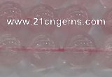 CRQ124 15.5 inches 12mm round natural rose quartz beads wholesale