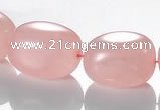 CRQ14 13*18mm egg-shaped A grade natural rose quartz beads