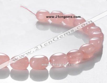 CRQ14 13*18mm egg-shaped A grade natural rose quartz beads