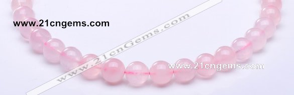 CRQ16 15.5 inches 10mm round natural rose quartz beads Wholesale