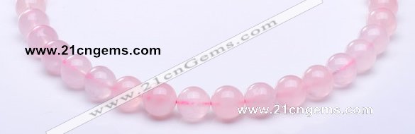 CRQ17 15.5 inches 12mm round natural rose quartz beads Wholesale