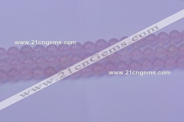 CRQ203 15.5 inches 10mm round Mozambique rose quartz beads