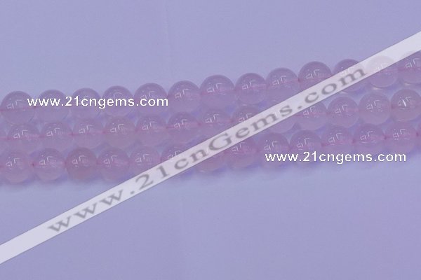 CRQ205 15.5 inches 14mm round Mozambique rose quartz beads