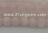 CRQ221 15.5 inches 6mm round matte rose quartz gemstone beads